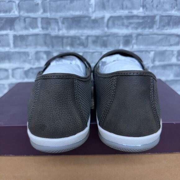 Johnston & Murphy Mullen Gray Perforated Nubuck Slip-On Tan Mens Size 11.5 New - Picture 4 of 6